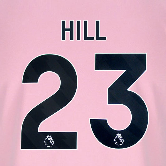 2025 2026 BOURNEMOUTH HILL 23 BLACK 3RD PLAYER SIZE NAME SET