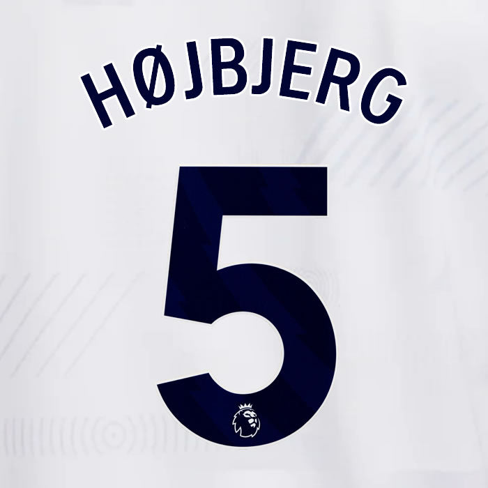 2023 2024 OFFICIAL TOTTENHAM HOTSPUR HØJBJERG 5 HOME PLAYER SIZE NAME SET