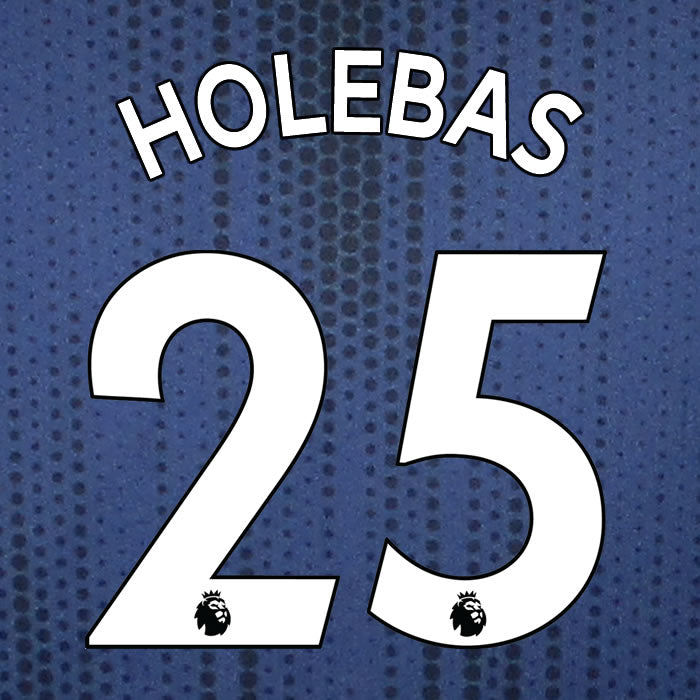 2019 2020 WATFORD HOLEBAS 25 WHITE AWAY OFFICIAL PLAYER SIZE NAME SET