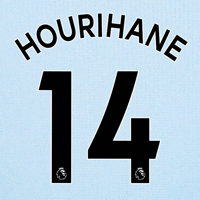 2019 2020 ASTON VILLA HOURIHANE 14 WHITE AWAY OFFICIAL PLAYER SIZE NAME SET
