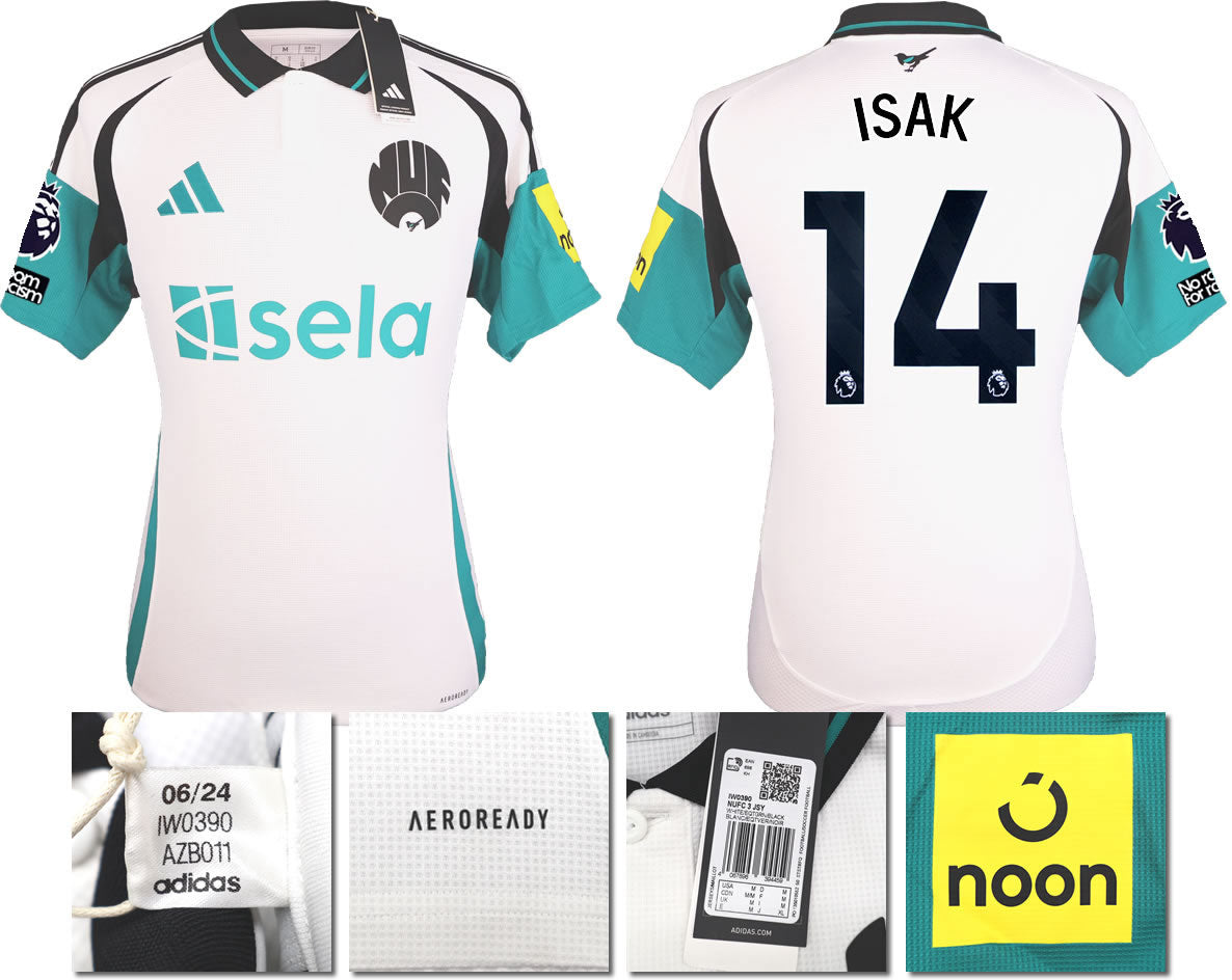 BNWT 2024 2025 NEWCASTLE UNITED 3RD SHIRT ISAK 14 MEN'S