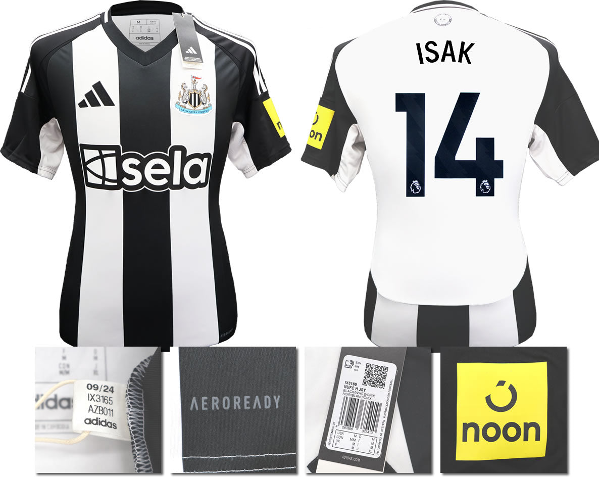 BNWT 2024 2025 NEWCASTLE UNITED HOME SHIRT ISAK 14 MEN'S
