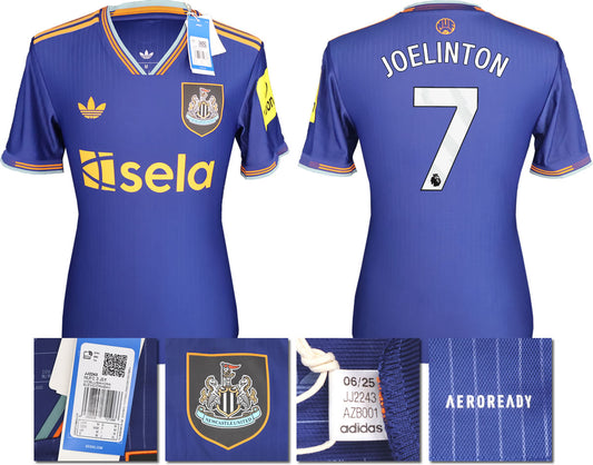 BNWT 2025/2026 Newcastle United FC adidas JOELINTON 7 3rd Shirt