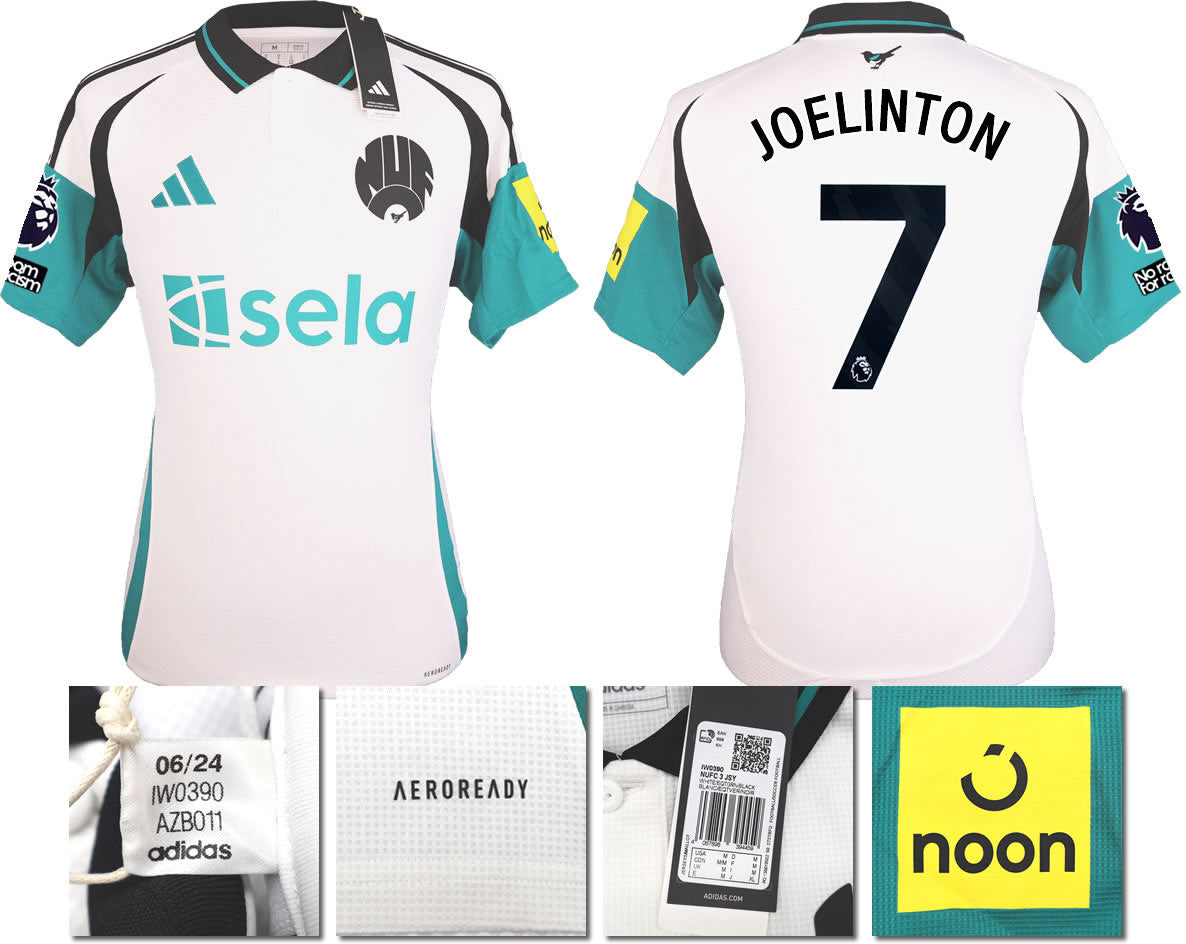 BNWT 2024 2025 NEWCASTLE UNITED 3RD SHIRT JOELINTON 7 MEN'S