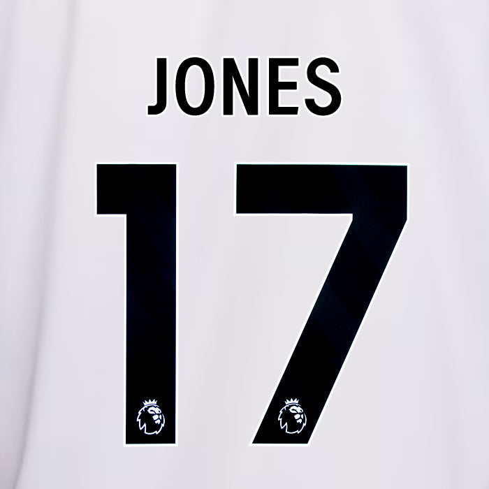 2023 2024 OFFICIAL LIVERPOOL JONES 17 AWAY PLAYER SIZE NAME SET