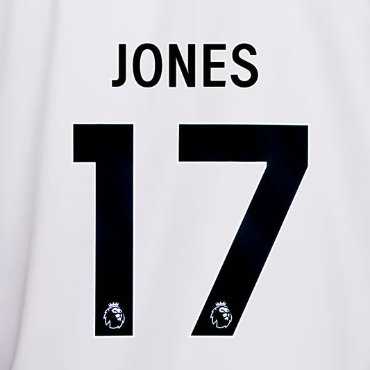 2023 2024 OFFICIAL LIVERPOOL JONES 17 AWAY PLAYER SIZE NAME SET