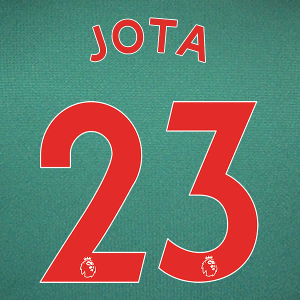 2019 2020 ASTON VILLA JOTA 23 WHITE 3RD OFFICIAL PLAYER SIZE NAME SET