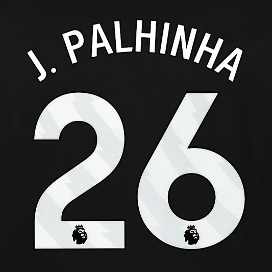 2023 2024 OFFICIAL FULHAM J. PALHINHA 26 3RD PLAYER SIZE NAME SET