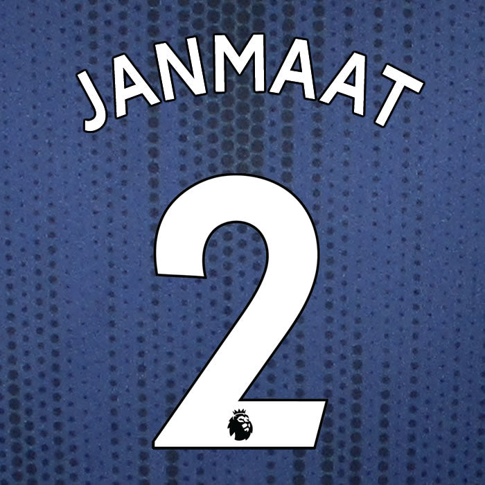 2019 2020 WATFORD JANMAAT 2 WHITE AWAY OFFICIAL PLAYER SIZE NAME SET