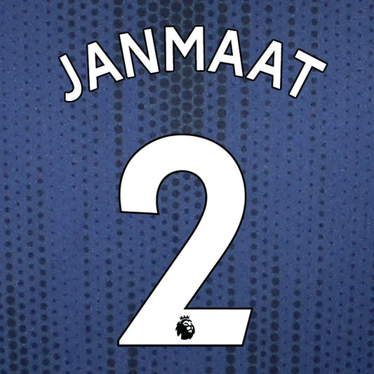 2019 2020 WATFORD JANMAAT 2 WHITE AWAY OFFICIAL PLAYER SIZE NAME SET