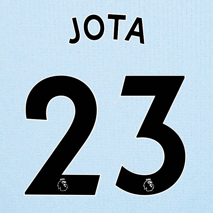 2019 2020 ASTON VILLA JOTA 23 WHITE AWAY OFFICIAL PLAYER SIZE NAME SET
