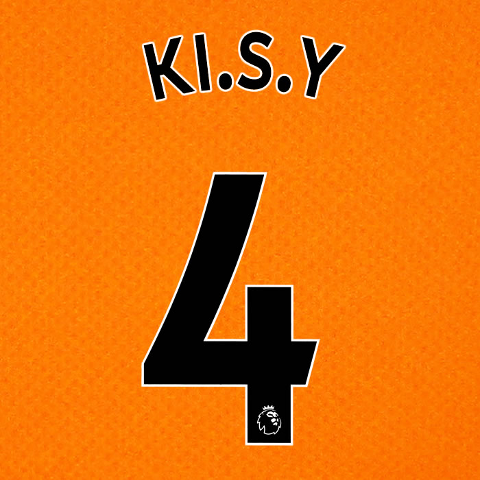 2019 2020 NEWCASTLE UNITED KI S. Y. 4 WHITE 3RD OFFICIAL PLAYER SIZE NAME SET