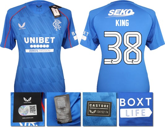 BNWT 2024/25 RANGERS FC HOME SHIRT KING 38