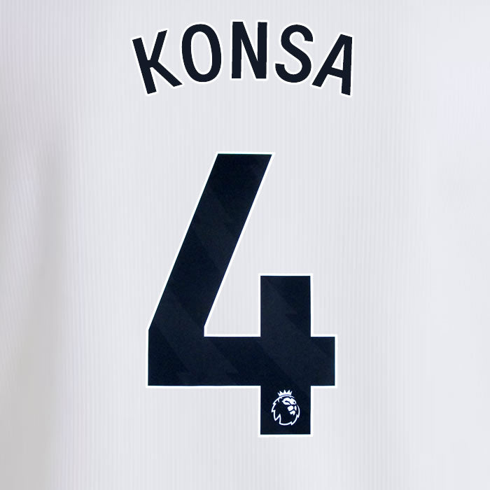 2024 2025 OFFICIAL ASTON VILLA KONSA 4 AWAY PLAYER SIZE NAME SE