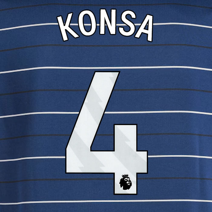 2024 2025 OFFICIAL ASTON VILLA KONSA 4 3RD PLAYER SIZE NAME SET