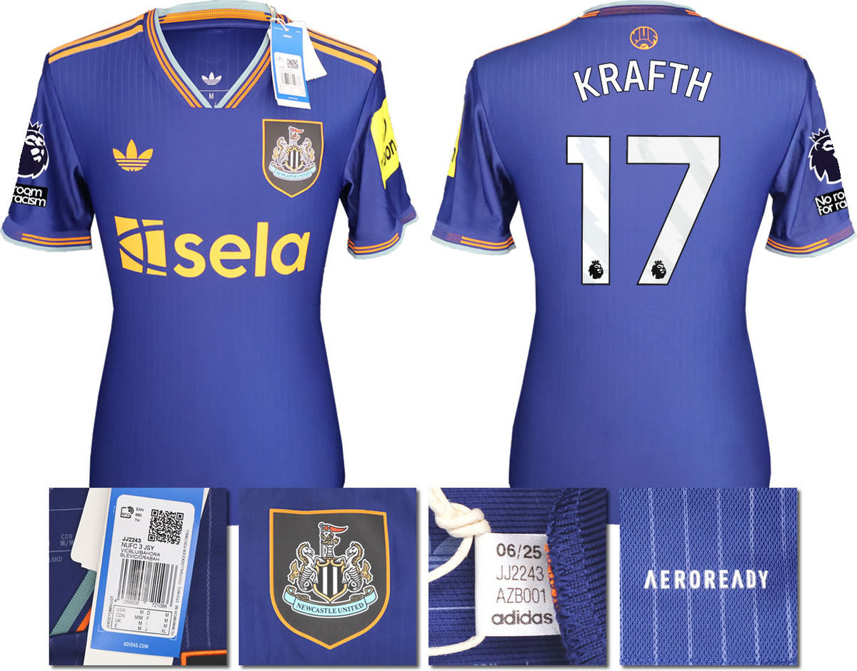BNWT 2025/2026 Newcastle United FC adidas KRAFTH 17 3rd Shirt