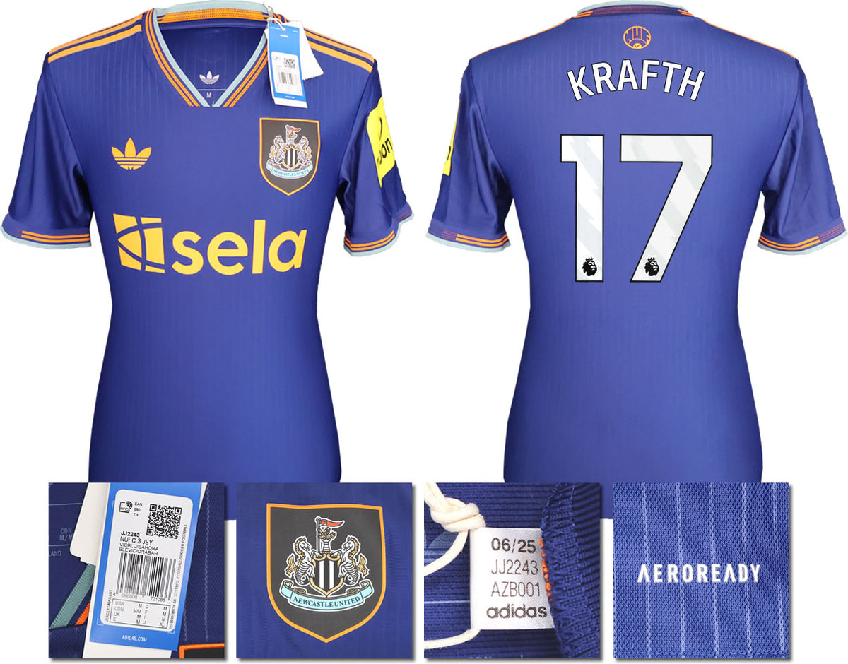 BNWT 2025/2026 Newcastle United FC adidas KRAFTH 17 3rd Shirt