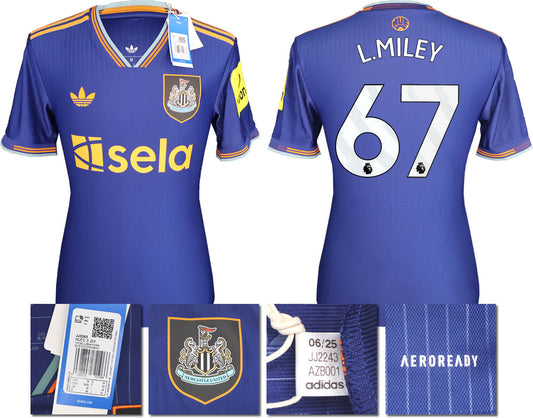 BNWT 2025/2026 Newcastle United FC adidas MILEY 67 3rd Shirt