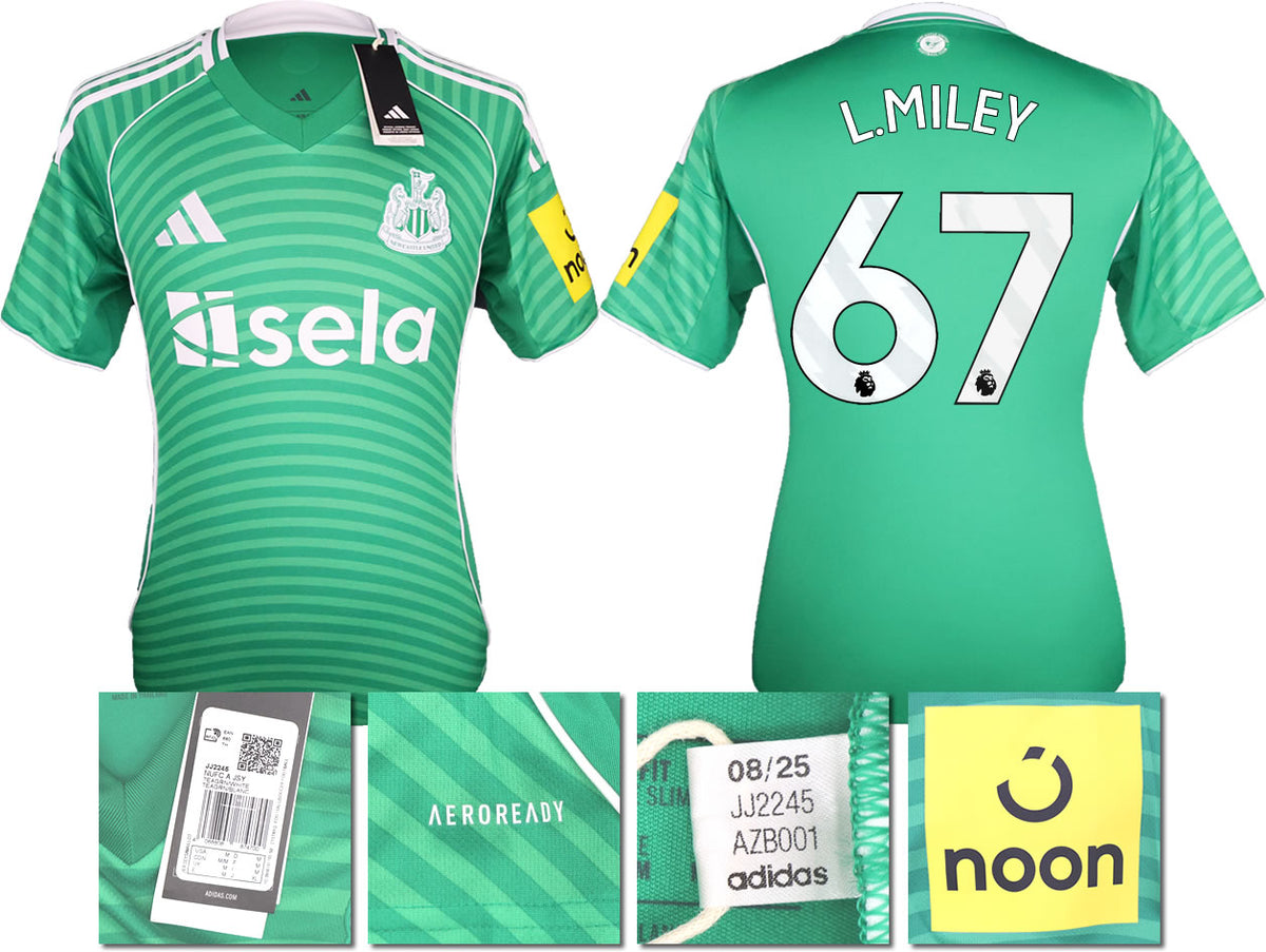 BNWT 2025 2026 NEWCASTLE UNITED AWAY SHIRT MILEY 67 MEN'S
