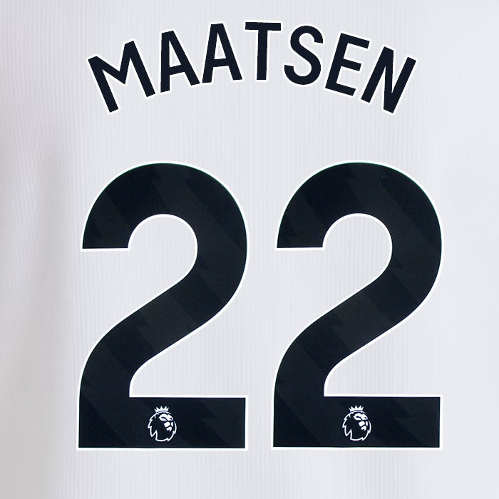 2024 2025 OFFICIAL ASTON VILLA MAATSEN 22 AWAY PLAYER SIZE NAME SET