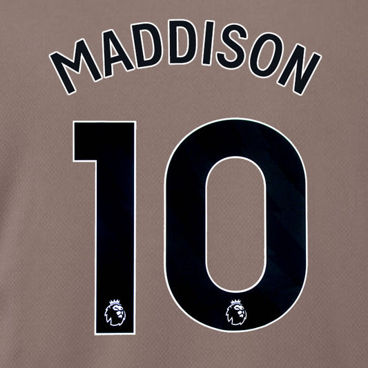 2023 2024 OFFICIAL TOTTENHAM HOTSPUR MADDISON 10 3RD PLAYER SIZE NAME SET