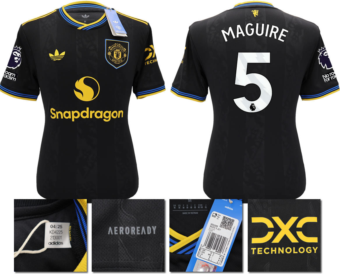 BNWT 2025 2026 MANCHESTER UNITED ADIDAS 3RD SHIRT MAGUIRE 5
