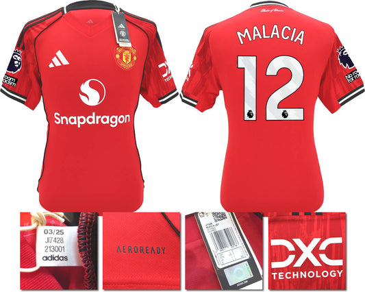 BNWT 2025 2026 MANCHESTER UNITED ADIDAS HOME SHIRT MALACIA 12