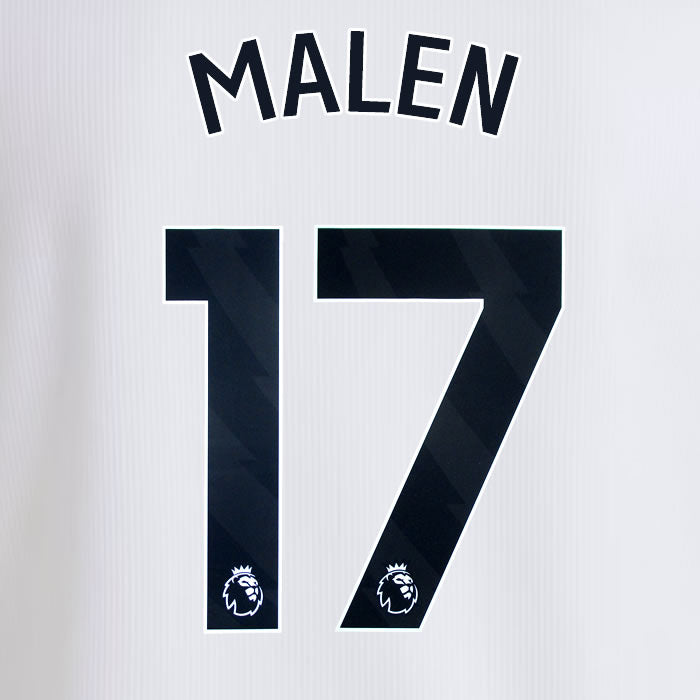 2024 2025 OFFICIAL ASTON VILLA MALEN 17 AWAY PLAYER SIZE NAME SET