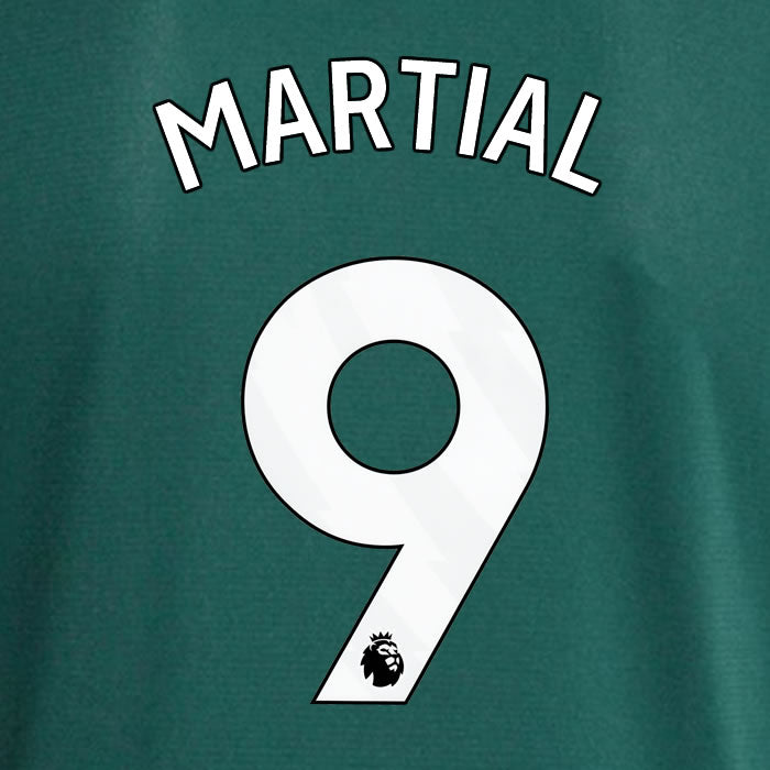 2023 2024 OFFICIAL MANCHESTER UNITED MARTIAL 9 AWAY PLAYER SIZE NAME SET