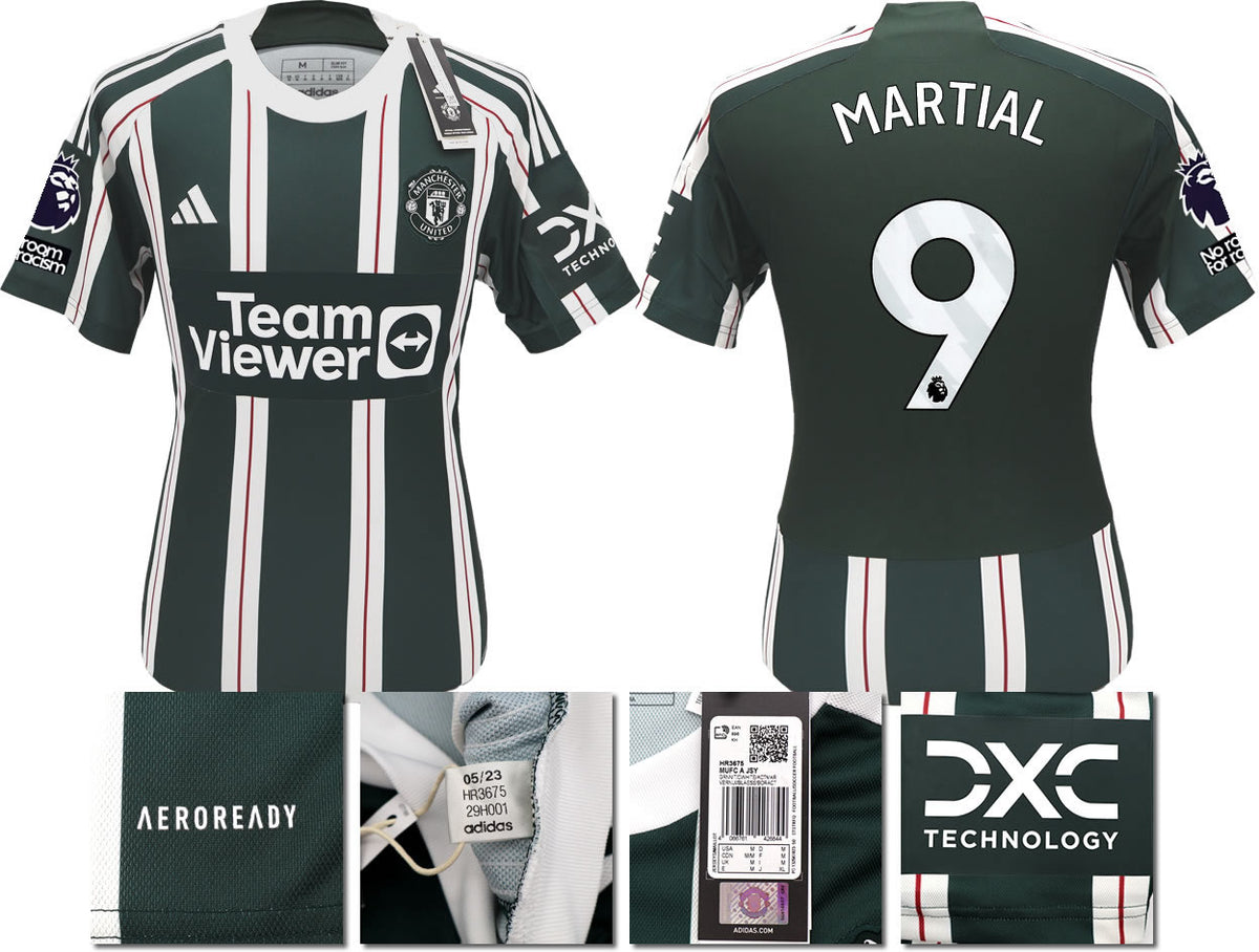 BNWT 2023 2024 MAN UTD ADIDAS AWAY SHIRT MARTIAL 9