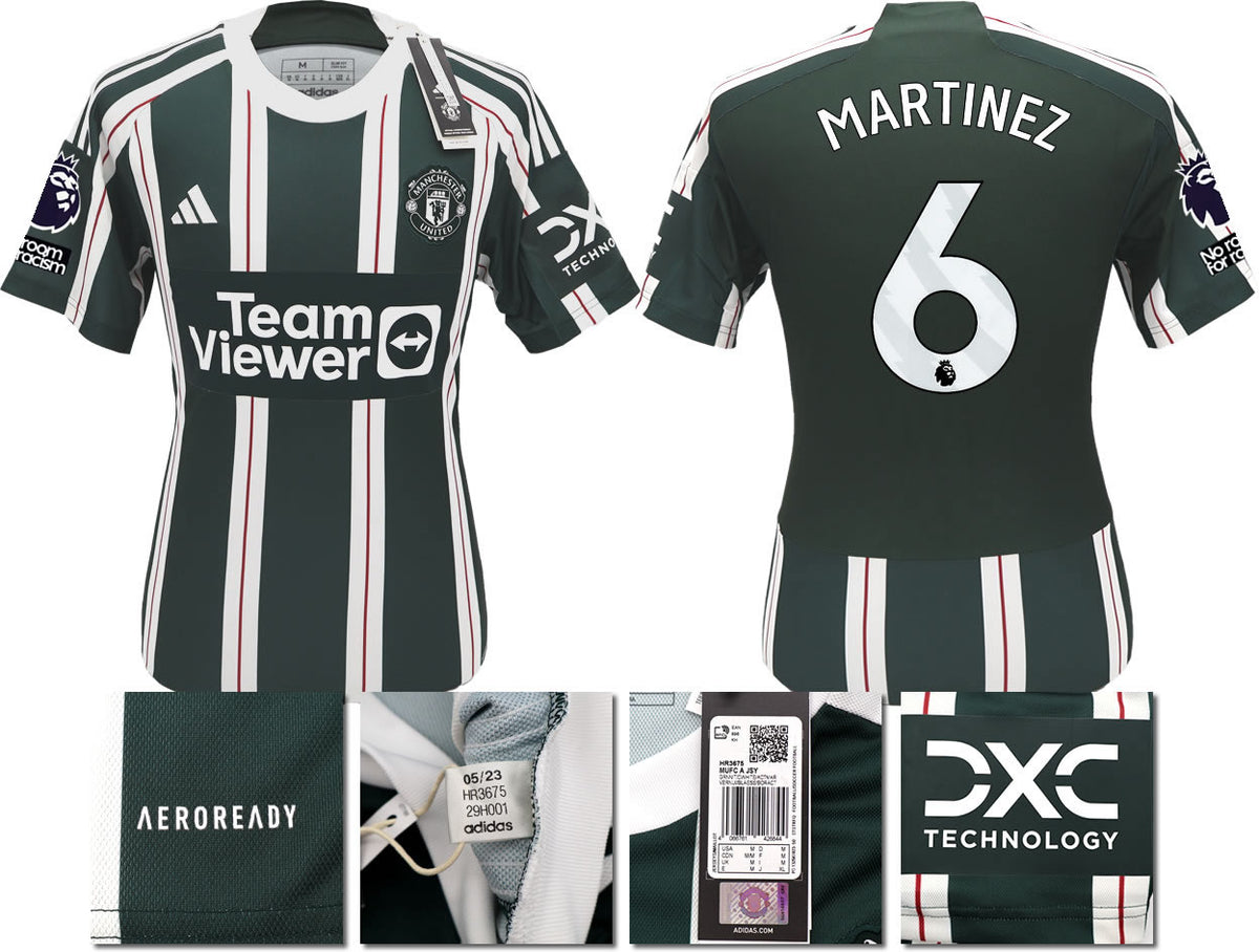 BNWT 2023 2024 MAN UTD ADIDAS AWAY SHIRT MARTINEZ 6