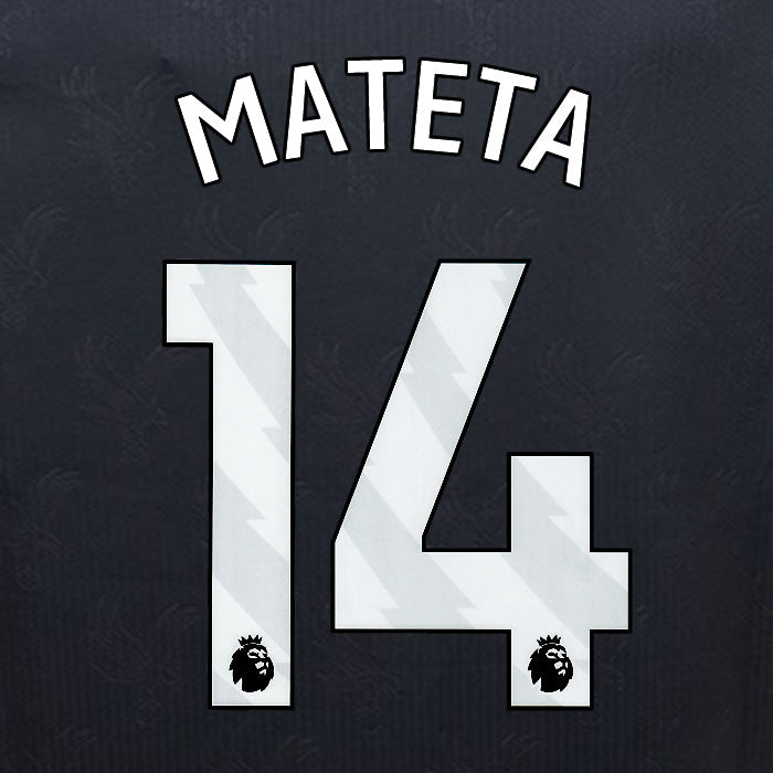 2024 2025 OFFICIAL CRYSTAL PALACE MATETA 14 BLUE AWAY PLAYER SIZE NAMESET