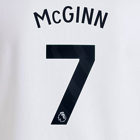 2024 2025 OFFICIAL ASTON VILLA McGINN 7 AWAY PLAYER SIZE NAME SET
