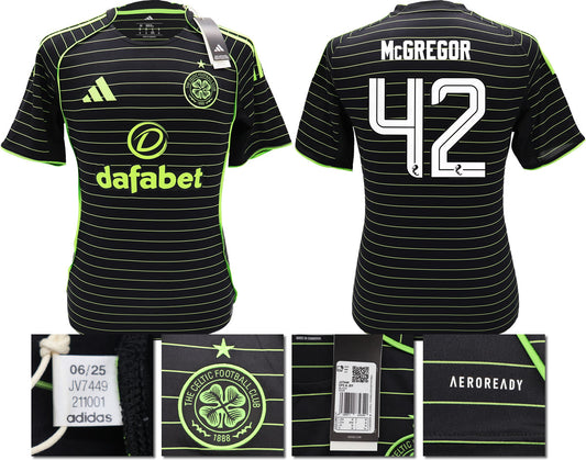 BNWT 2025/26 CELTIC FC AWAY SHIRT McGREGOR 42