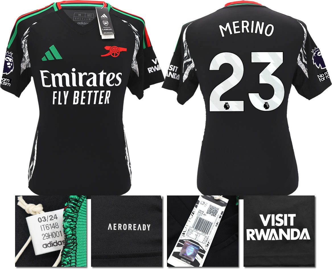 BNWT 2024/2025 ARSENAL F.C. ADIDAS AWAY SHIRT MERINO 23