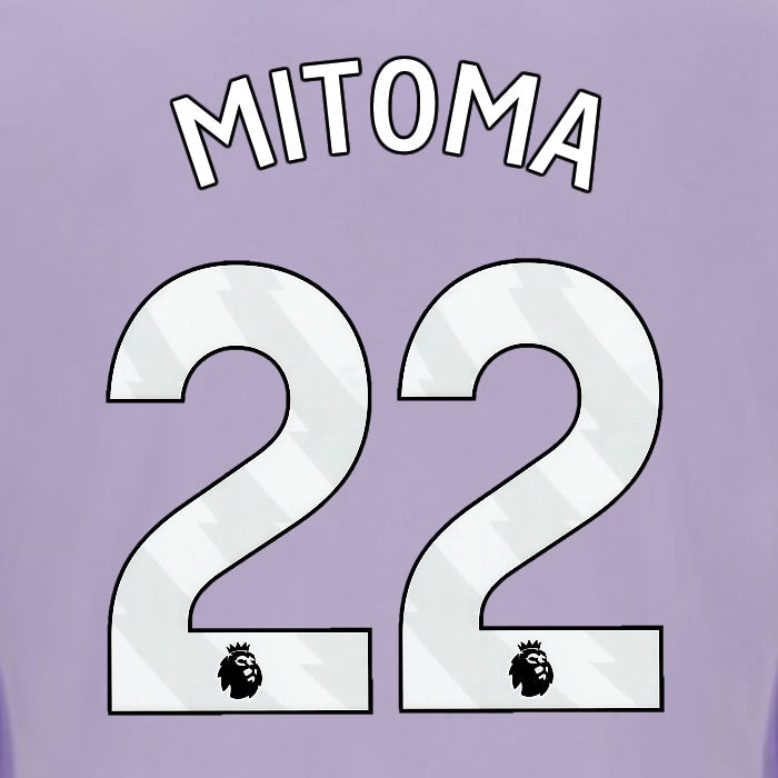 2025 2026 OFFICIAL BRIGHTON HOVE ALBION MITOMA 22 AWAY PLAYER SIZE NAME SET