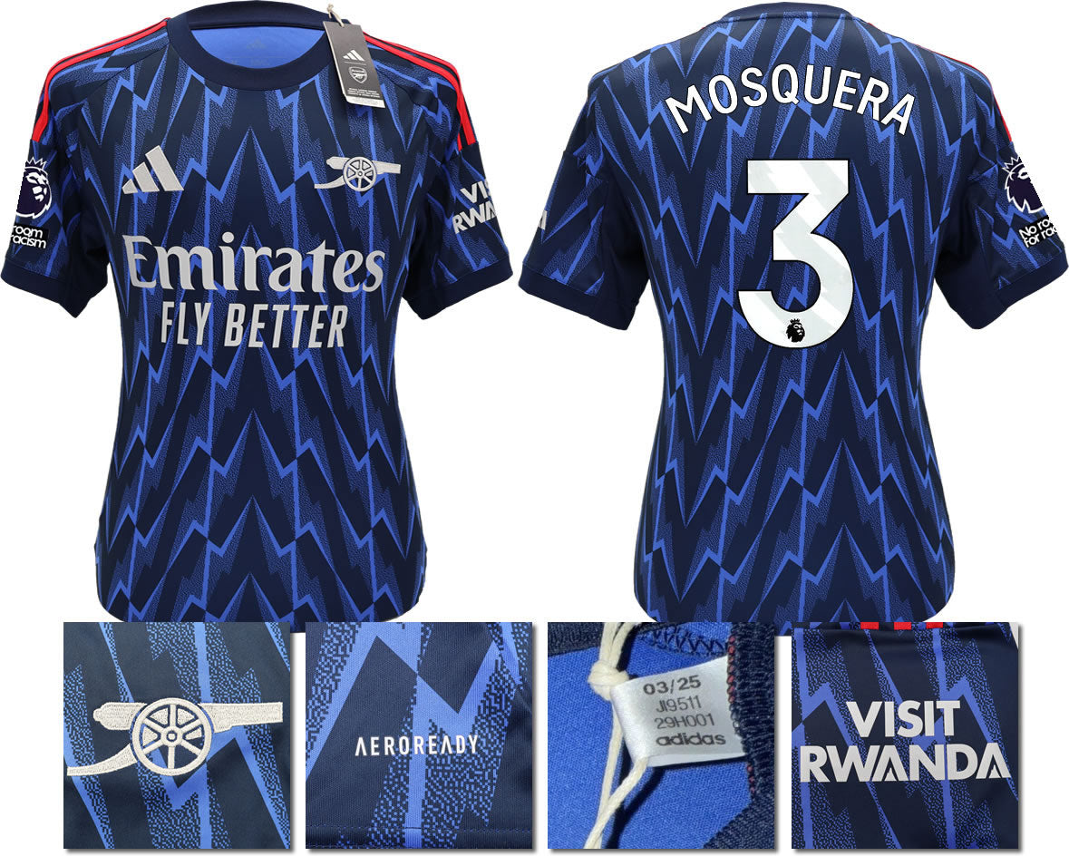 BNWT 2025/2026 ARSENAL F.C. ADIDAS AWAY SHIRT MOSQUETA 3