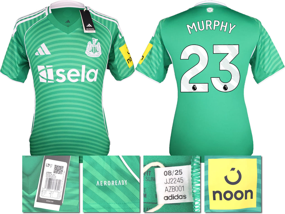 BNWT 2025 2026 NEWCASTLE UNITED AWAY SHIRT MURPHY 23 MEN'S