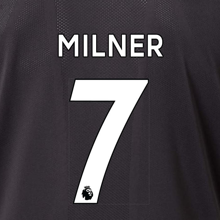 2019 2020 LIVERPOOL MILNER 7 WHITE AWAY OFFICIAL PLAYER SIZE NAME SET