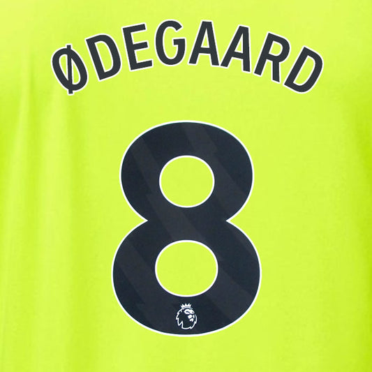 2023 2024 OFFICIAL ARSENAL ØDEGAARD 8 AWAY PLAYER SIZE NAME SET