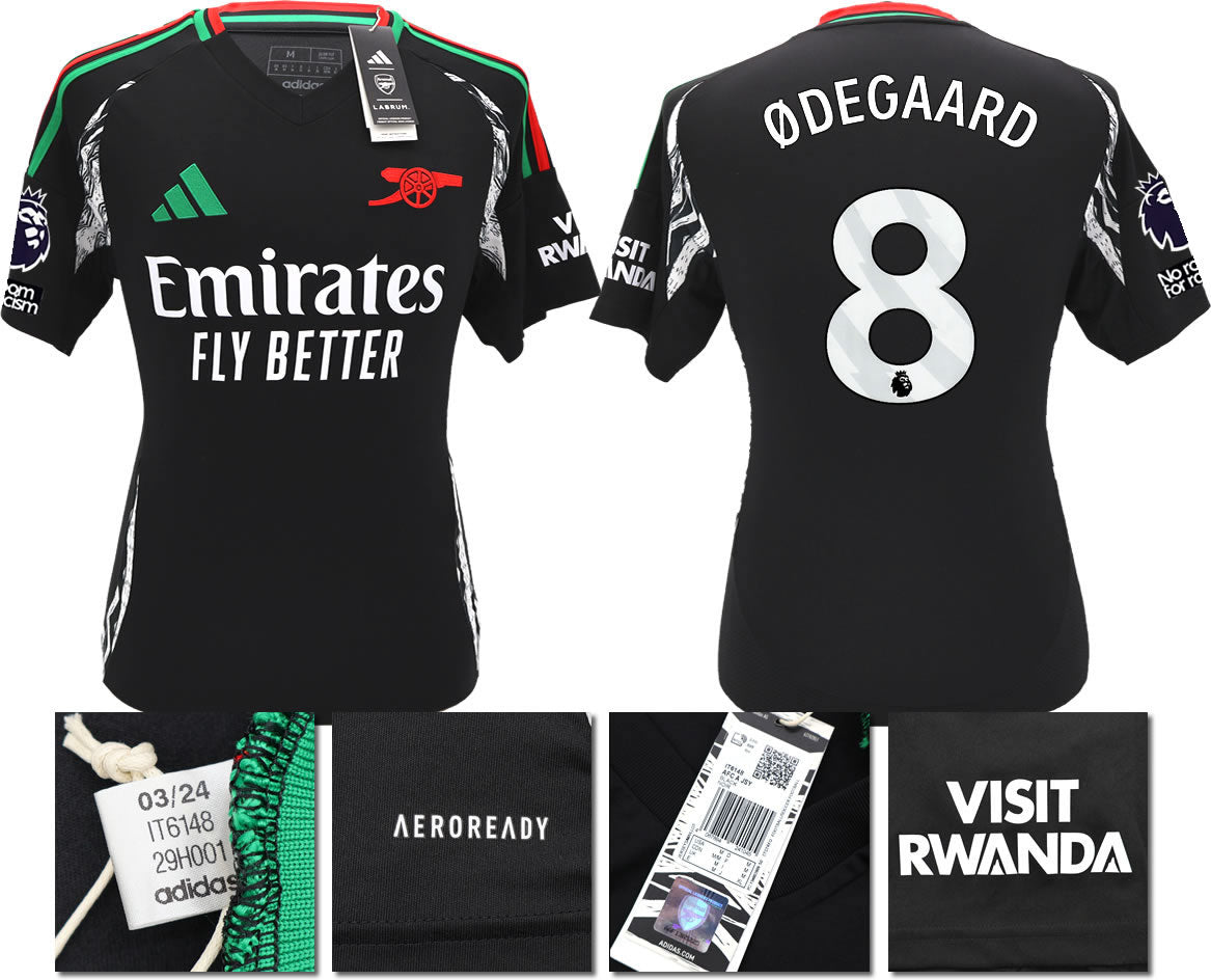 BNWT 2024/2025 ARSENAL F.C. ADIDAS AWAY SHIRT ODEGAARD 8
