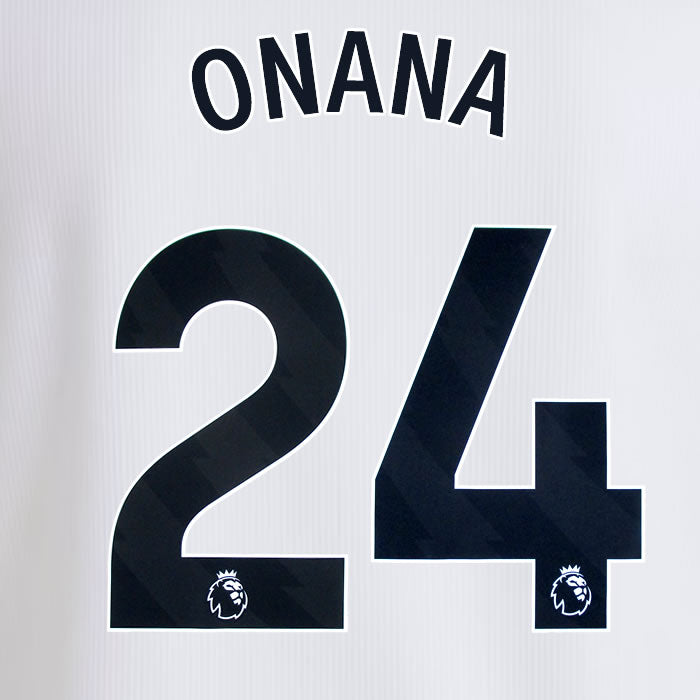 2024 2025 OFFICIAL ASTON VILLA ONANA 24 AWAY PLAYER SIZE NAME SET