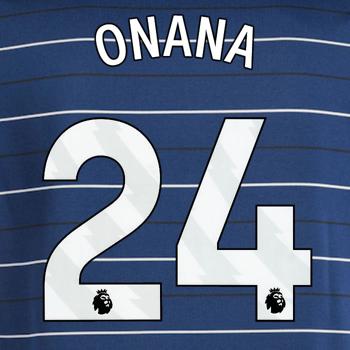 2024 2025 OFFICIAL ASTON VILLA ONANA 24 3RD PLAYER SIZE NAME SET