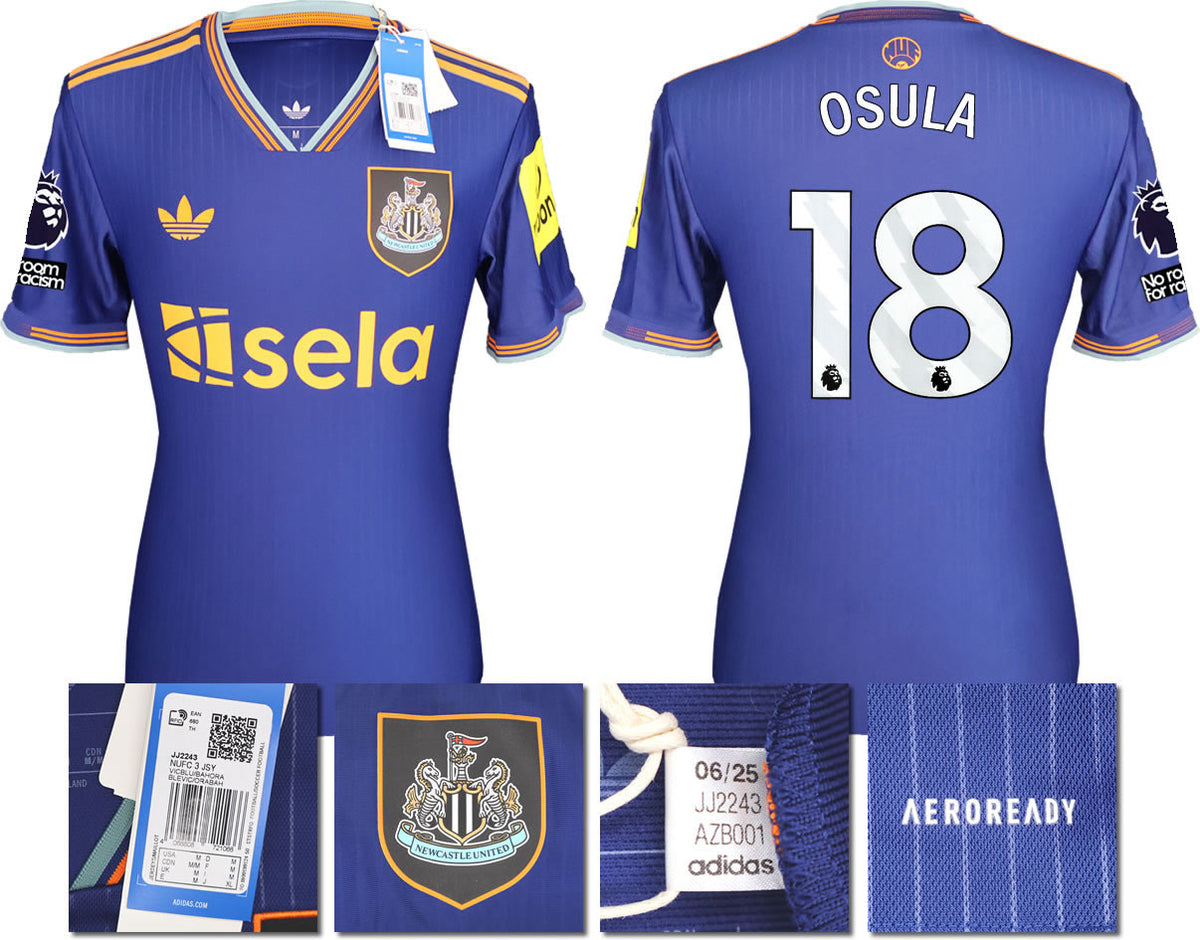 BNWT 2025/2026 Newcastle United FC adidas OSULA 18 3rd Shirt