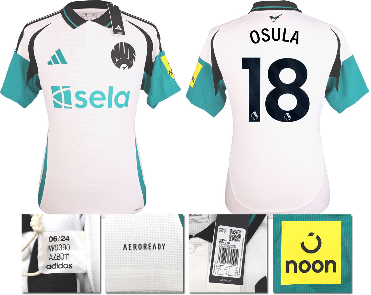 BNWT 2024 2025 NEWCASTLE UNITED 3RD SHIRT OSULA 18 MEN'S