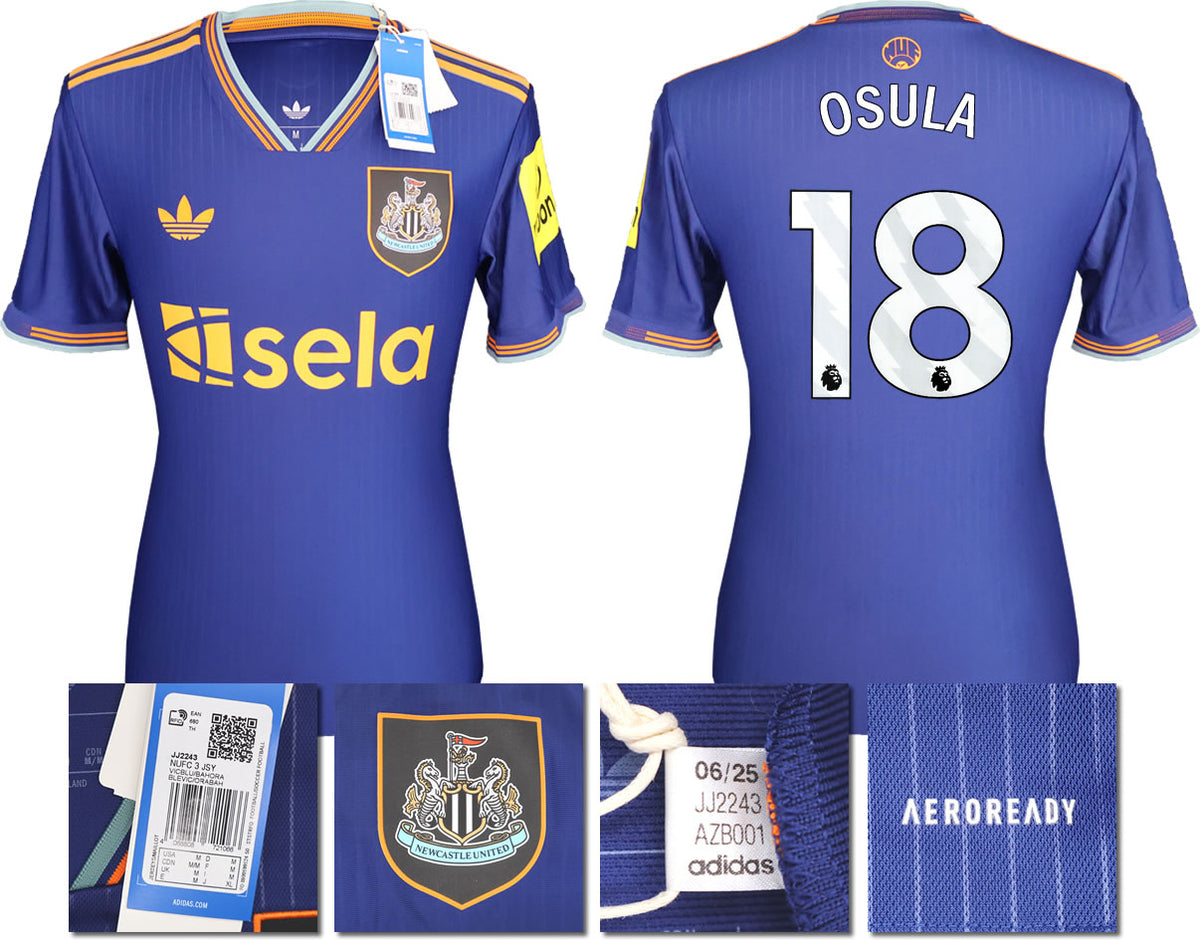 BNWT 2025/2026 Newcastle United FC adidas OSULA 18 3rd Shirt