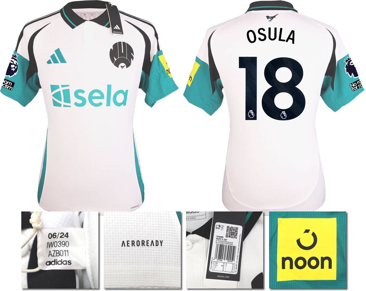 BNWT 2024 2025 NEWCASTLE UNITED 3RD SHIRT OSULA 18 MEN'S