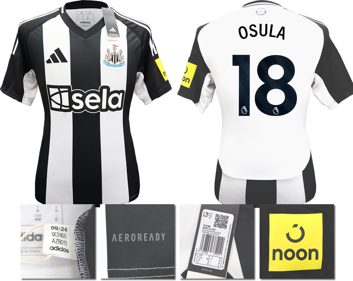 BNWT 2024 2025 NEWCASTLE UNITED HOME SHIRT OSULA 18 MEN'S