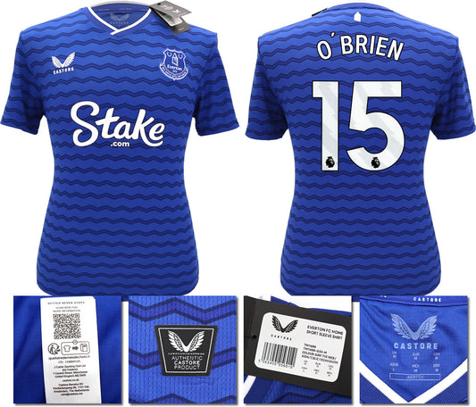 BNWT 2025/26 EVERTON FC HOME SHIRT O'BRIEN 15