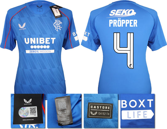 BNWT 2024/25 RANGERS FC HOME SHIRT PRÖPPER 4